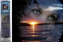 Diamantno slikanje Somrak na plaži 30x40 cm