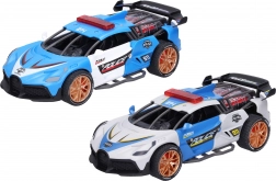 Policijski avto na vztrajnik s svetlobnimi in zvočnimi učinki 18 cm