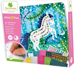 Stick & Fun mozaikа – konjički ustvarjalni set za otroke