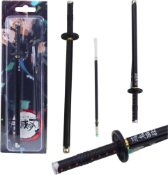 Kovinsko pero Katana Anime Črna Polnilo