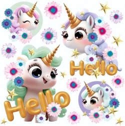 likalne nalepke Pony World – set 15 × 21 cm