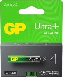 Alkalne baterije AAA GP Ultra+ 4 kosi G-TECH
