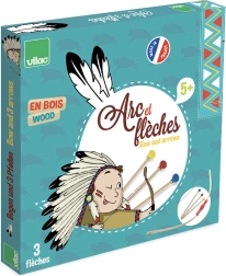 Otroški lokostrelski set z lesenimi puščicami s priseski