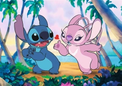 Sestavljanka TREFL Premium Plus Stitch & Angel 1000 kosov