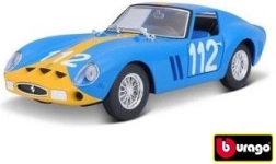 Sestavljanka kovinskega modela BBURAGO FERRARI 250 GTO 1:24 – modra