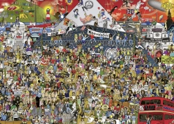 HEYE Puzzle Zgodovina britanske glasbe 2000 kosov