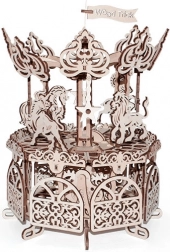 Lesene 3D sestavljanke WOOD TRICK vrtiljak