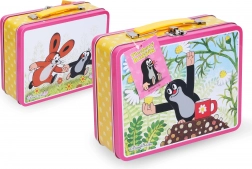 Pločevinasti kovček Krtek roza za otroke