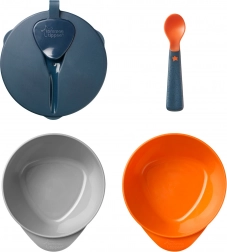 Skledice za enostavno zajemanje s pokrovom in žličko Tommee Tippee Explora, 2 kosa