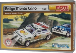 Gradbeni set Monti System MS 23 Rallye Monte Carlo v škatli 22x15x7 cm