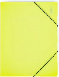 Mapa z elastiko A4, neprosojna, limetno zelena