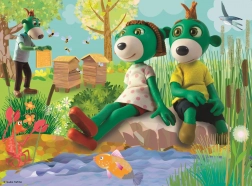 Sestavljanka Treflíci: Ob ribniku 30 kosov