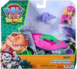 Tačke na patrulji Dino Movie Skye in reševalno letalo Dino Jet s figuricami