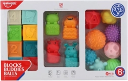 Velik komplet otroških igrač za razvoj čutov Huanger