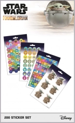 Nalepke Mandalorian - Set 200 kos