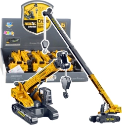 Gosenicarski žerjav z izvlečnim jibom in kabino, ki se vrti za 360°