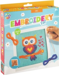 Komplet za vezenje s križnim vbodom – sova