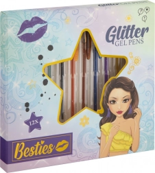 Set gelnih pisal v različnih barvah