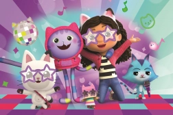 Mini sestavljanka 54 kosov GABIJINA MAČJA HIŠA – Trefl