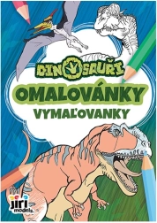 Omaľovánky A5 dinosaury