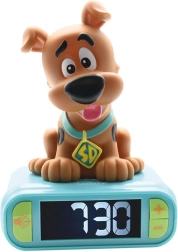 Otroška budilka s 3D nočno lučko SCOOBY-DOO