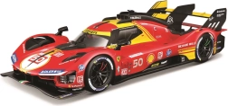 bburago 1:18 ferrari 499p lmh št. 50 24h le mans prvak 2024 v zaščitnem ohišju