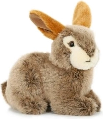 Plišasti zajček 20 cm rjav