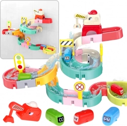 Vodna kopalna avtocestna steza s spusti in priseski, 37 kosov