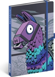 Notique Fortnite notebook – llama, ruled, 13 × 21 cm