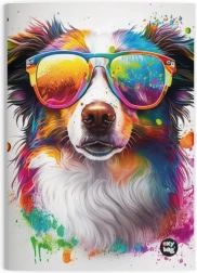 Zvezek A4, črtni, pes