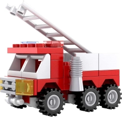 kompatibilni gradbeni set BLOXO gasilci – avto, 53 delov
