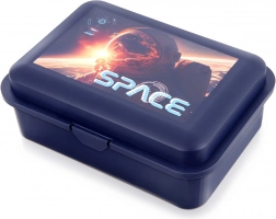 Škatla za malico granatne barve Kozmos 750 ml