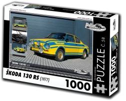 Sestavljanka Retro-Avti Škoda 130 RS 1000 koščkov