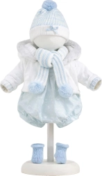 Llorens zimsko oblačilo za 38 cm veliko punčko
