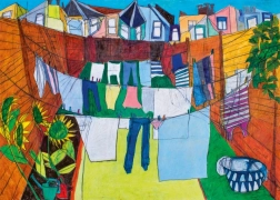 Sestavljanka Daily Life: Na dvorišču - 1000 koščkov