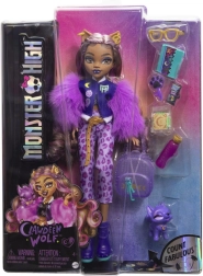punčka monster high clawdeen wolf z dodatki