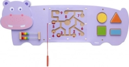 VIGA senzorična manipulativna tabla povodni konj FSC Montessori