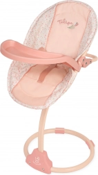 DeCuevas večnamenski jedilni stolček in gugalnik za punčke 3 v 1 Tulipe