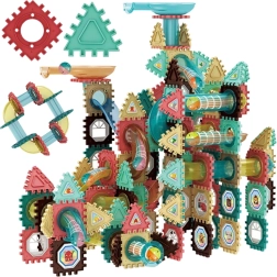 Woopie magnetni gradbeni bloki 3D – izobraževalna kroglična steza 228 kosov