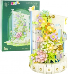 Gradbeni set Cvetlični stolp z LED svetlobo