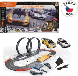 Avtocesta Racing Collection 560 cm z zankami in dvema avtomobiloma