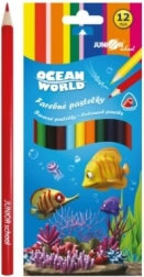 Barvice Ocean World trikotne, 12 kosov