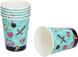 Papirnati zabavni lončki IGRA 250 ml – komplet 6 kosov