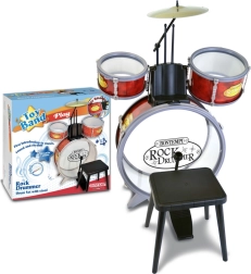 Otroški komplet bobnov s stolčkom