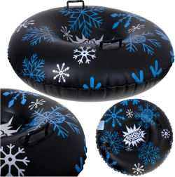 Napihljiva snežna blazina s snežinkami 95 cm