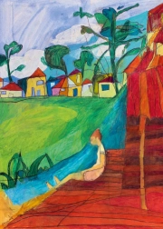 Sestavljanka Daily Life: Ob reki 1000 kosov