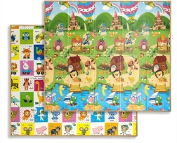 Milly Mally foldable foam play mat Play colourful animals t1