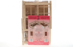 Lesena posteljica za punčke