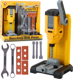 Otroški namizni delovni set z vrtalnikom in orodjem, 18 delov
