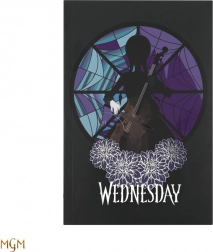 Črtasti blok Wednesday z mehko vezavo, 128 strani